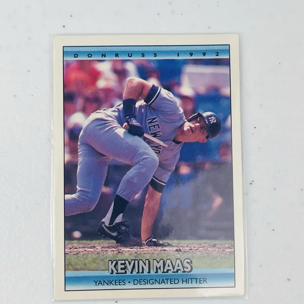 1992 Donruss 153 Kevin Maas New York Yankees Trading Card